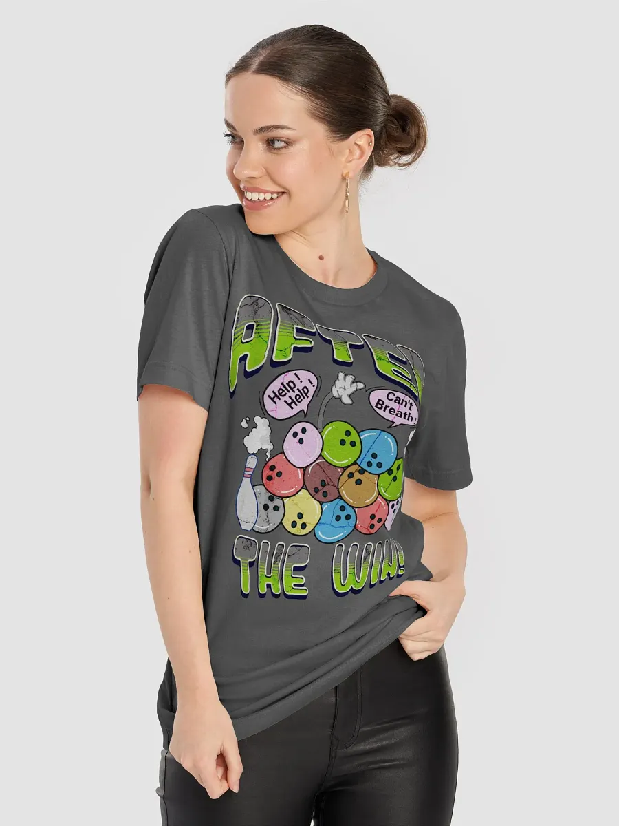 After The Win Bowling Balls Cartoon T-Shirt product image (4)