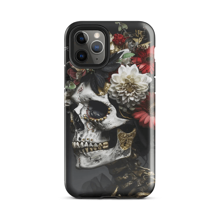 Floral Skull Tough iPhone® Case product image (25)