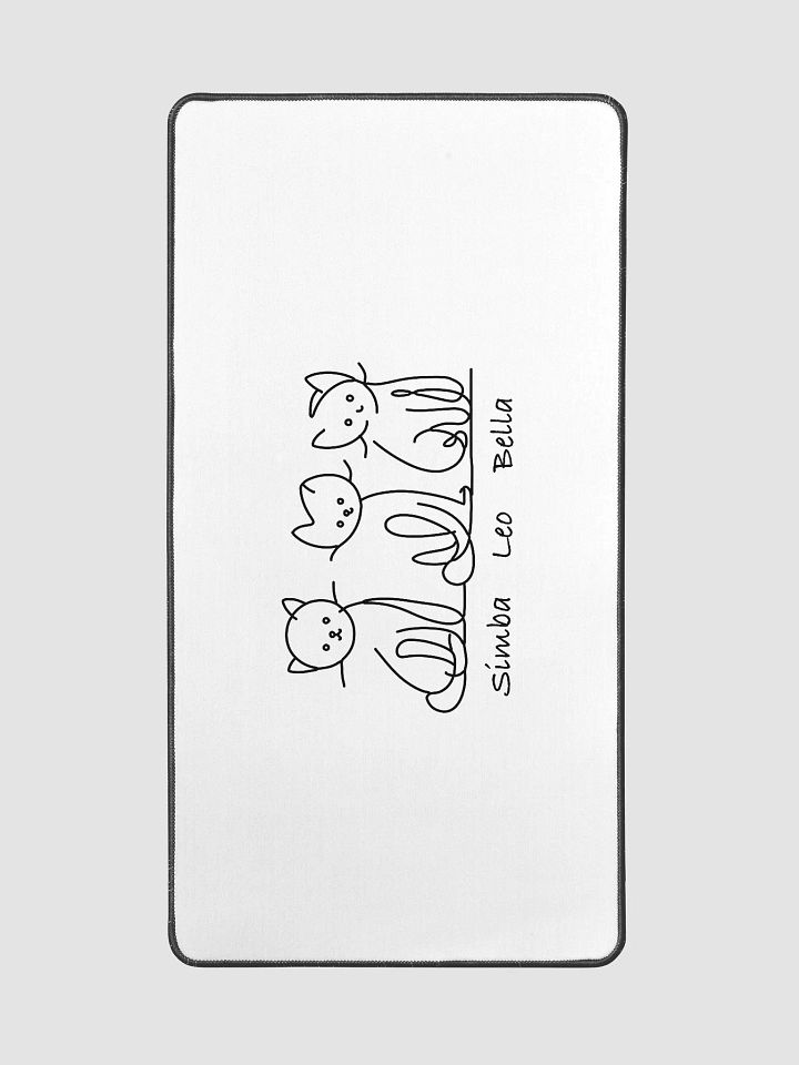 3 Kittens Neoprene Desk Mat product image (2)