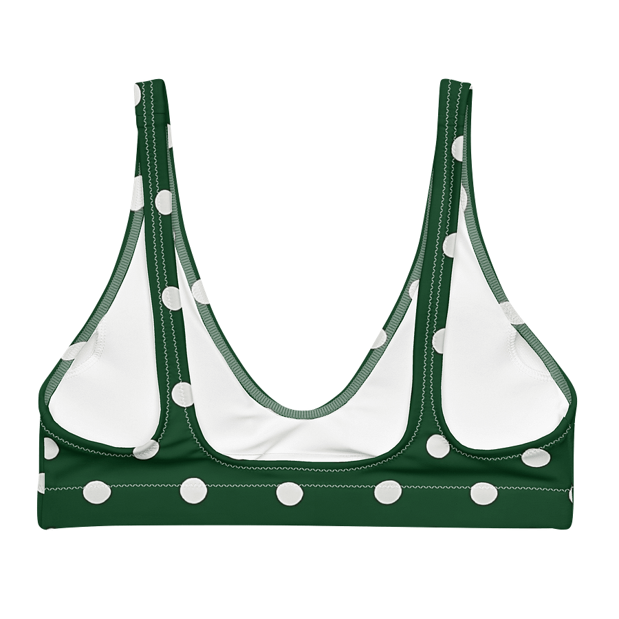 Green Polka Dot Paradise Bikini Top product image (2)