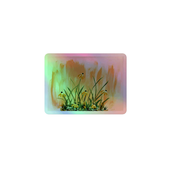Holographic Flower Garden Sticker Set product image (1)