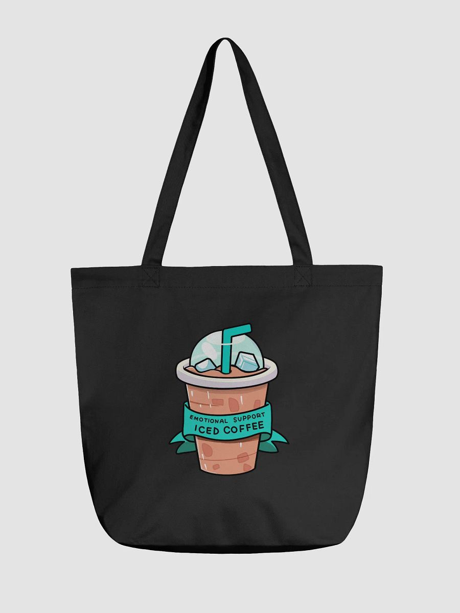 Emotional Support Iced Coffee Eco Tote Bag product image (2)