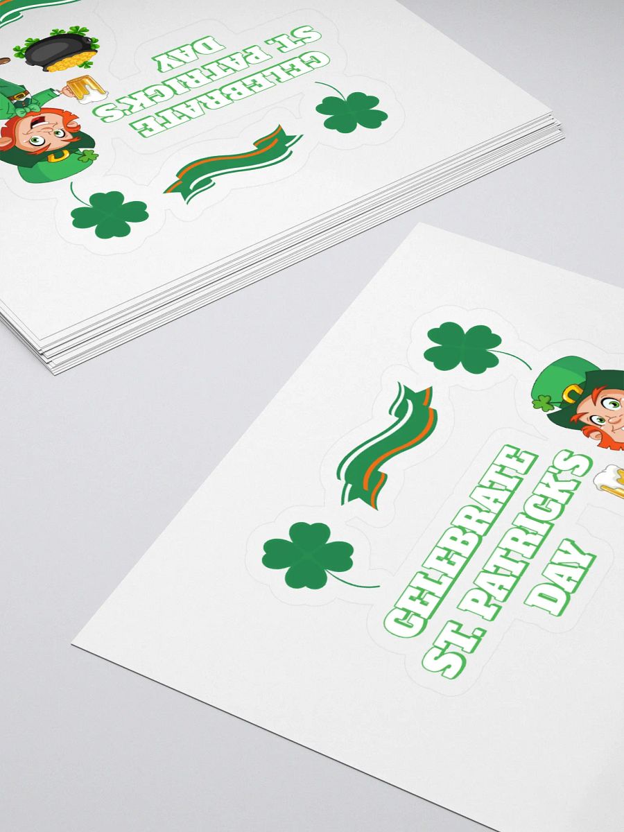 Celebrate St. Patrick's Day Holiday Sticker product image (4)