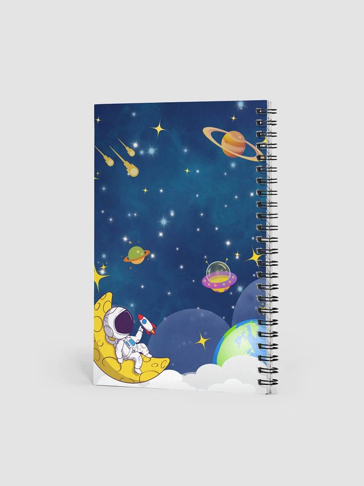 Starry Astronaut Spiral Notebook product image (2)