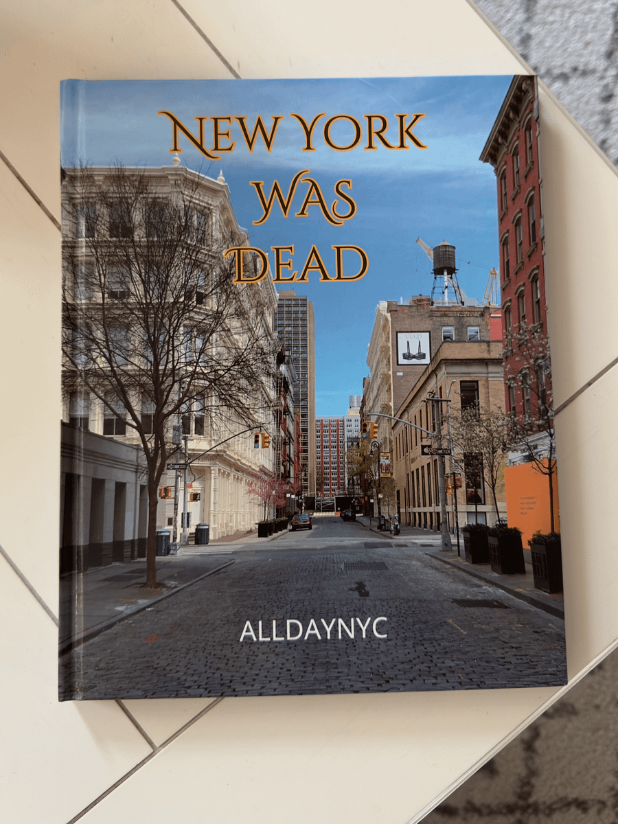 New York Was Dead Coffee Table Book product image (1)