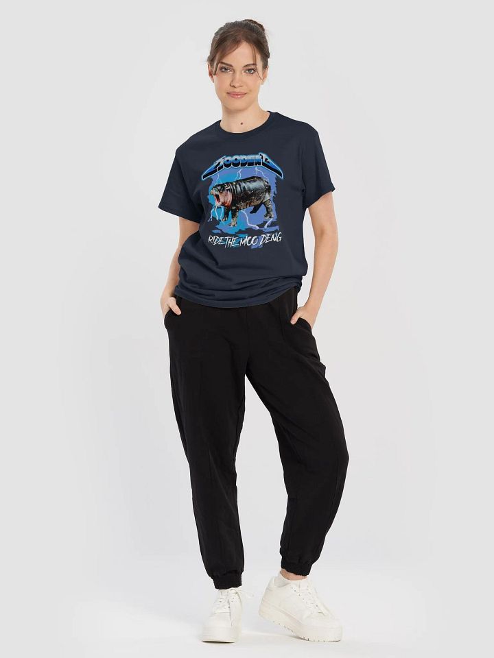 Moo Deng hippo Ride The Moo Deng Gildan Heavyweight Tee product image (2)
