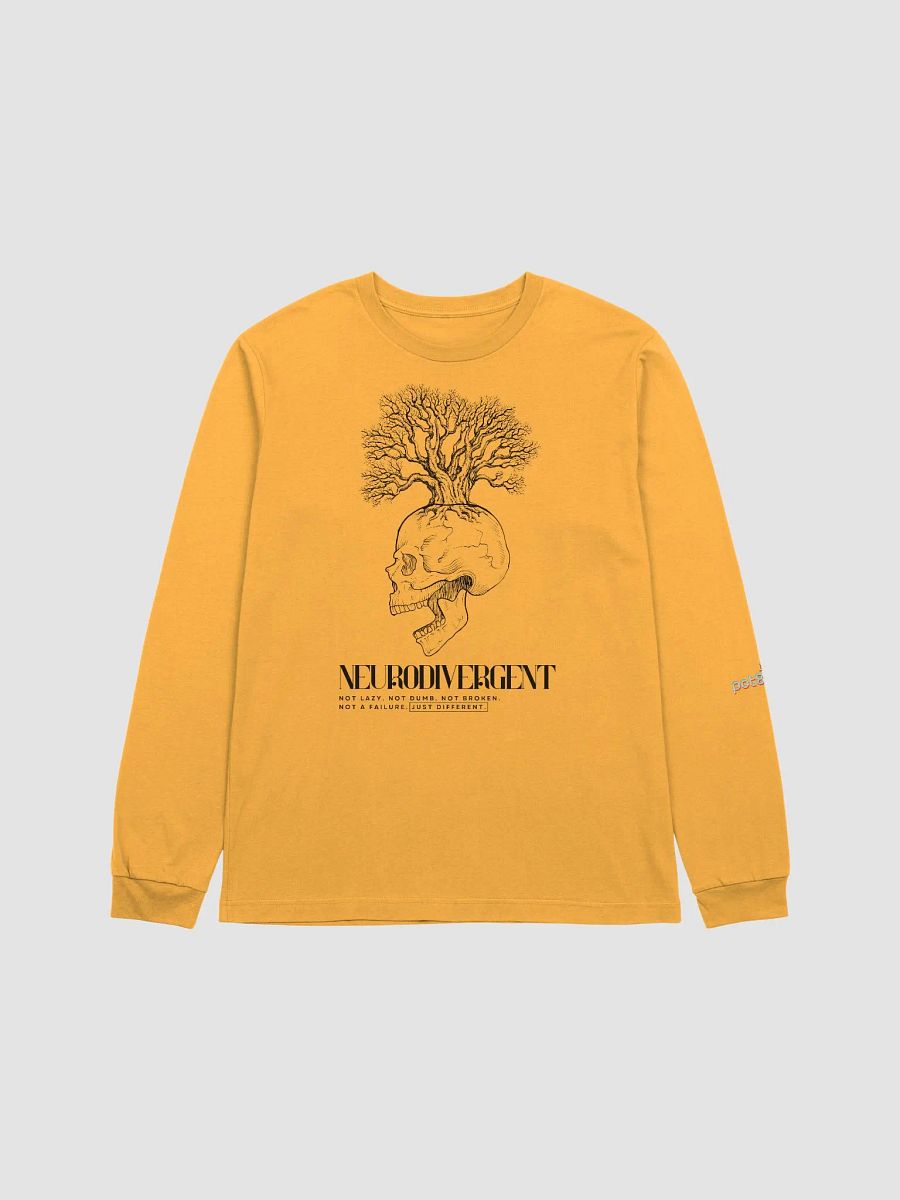 NEURODIVERGENT SKULL supersoft long sleeve tee product image (9)