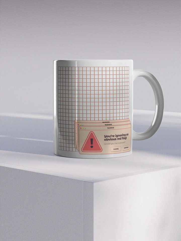 Ignoring Red Flags Mug product image (1)