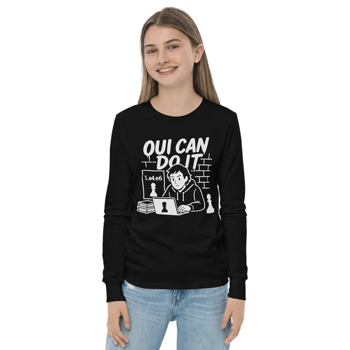 Oui Can Do It - Youth Long Sleeve T-Shirt product image (4)