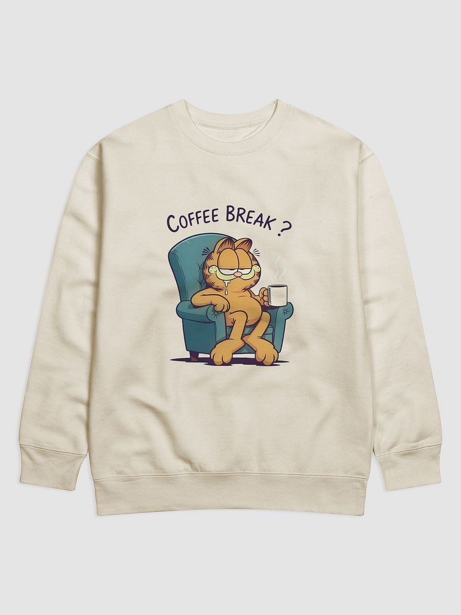 Coffee Break Cat Premium Sweatshirt product image (1)