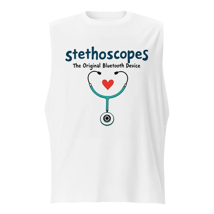 Heartbeat Stethoscope Muscle Tank product image (1)