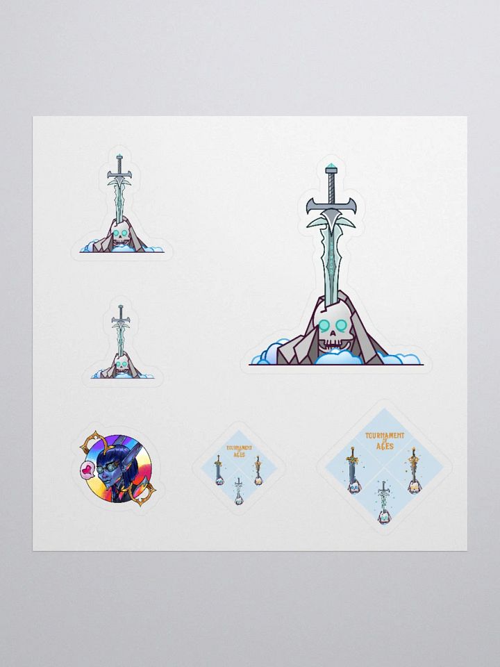 Sword in the Skull - Lich Variation - Sticker Sheet product image (1)