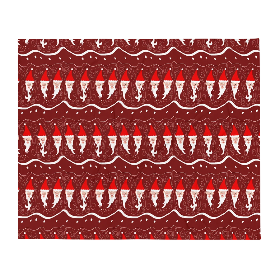 Bearded Santa Pattern Throw Blanket product image (13)
