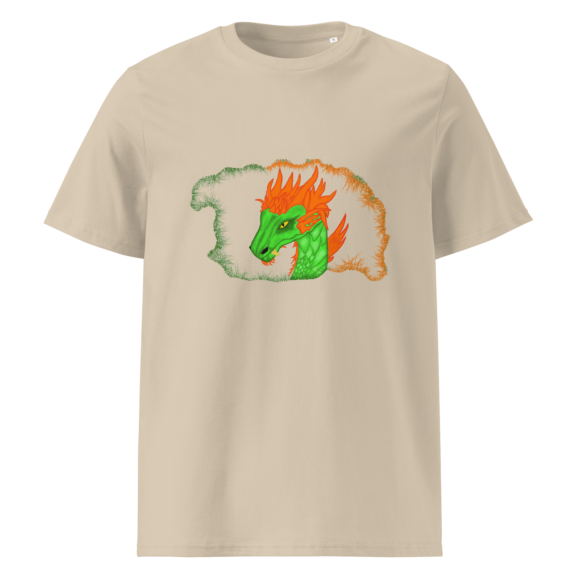 Fierce Dragon Unisex Organic T-Shirt product image (1)