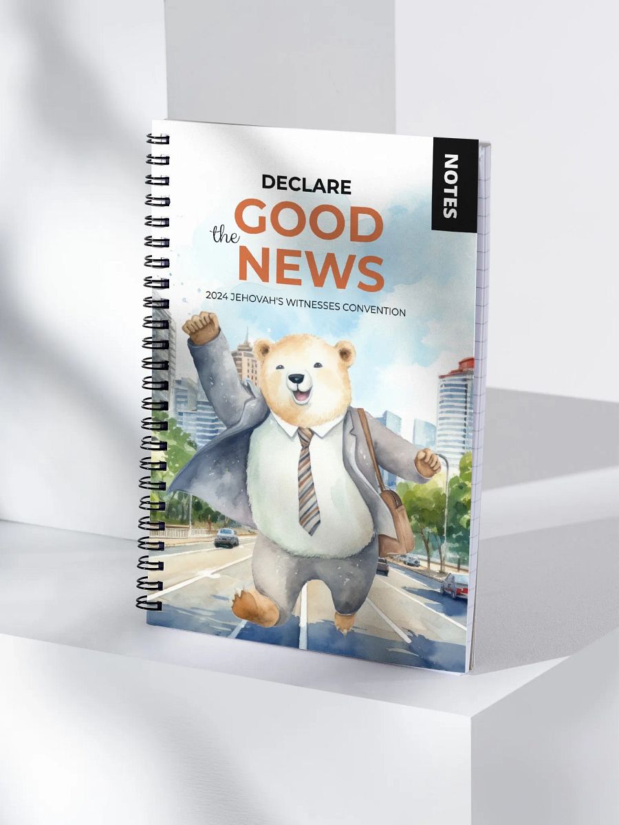'Declare the Good News' 2024 Jehovah's Witnesses Convention Spiral Notebook: Eager Bear Publisher product image (4)
