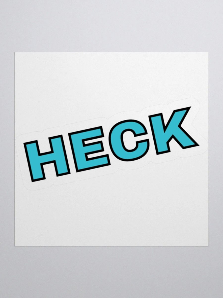 HECK Bold Blue Kiss Cut Stickers product image (2)