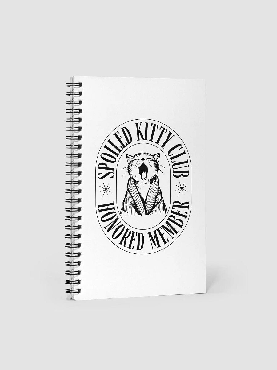 Spoiled Kitty Club Spiral Notebook product image (3)
