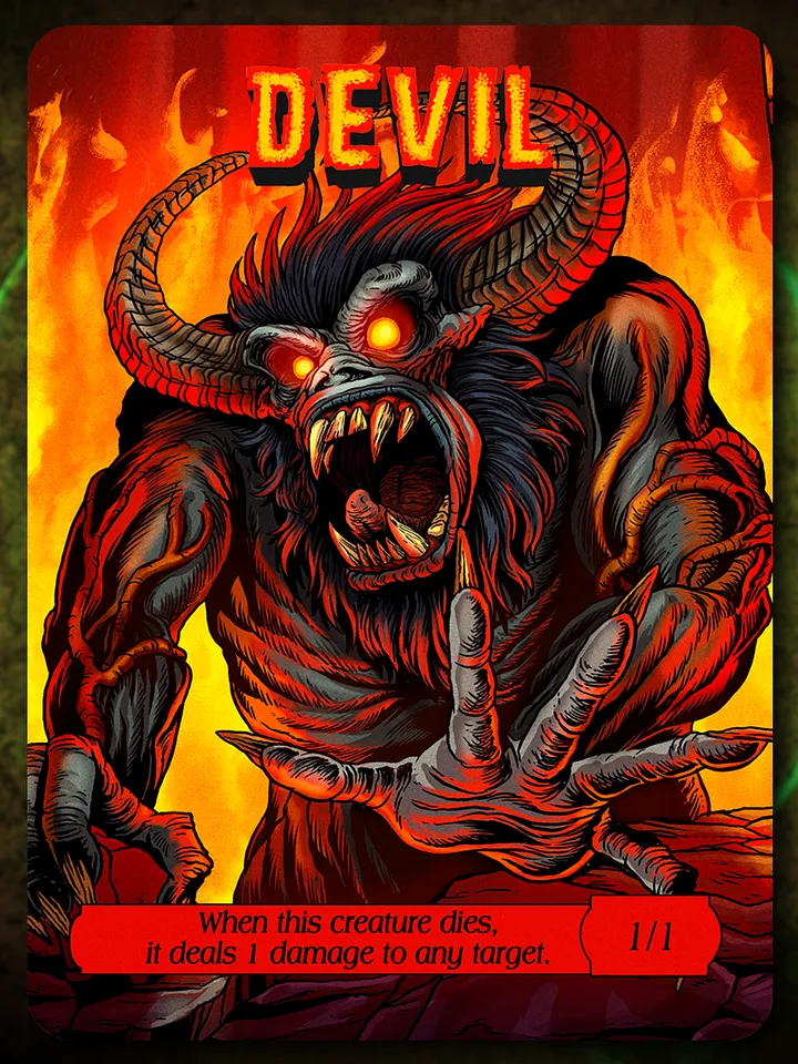Devil 1/1 Full Art Token product image (1)