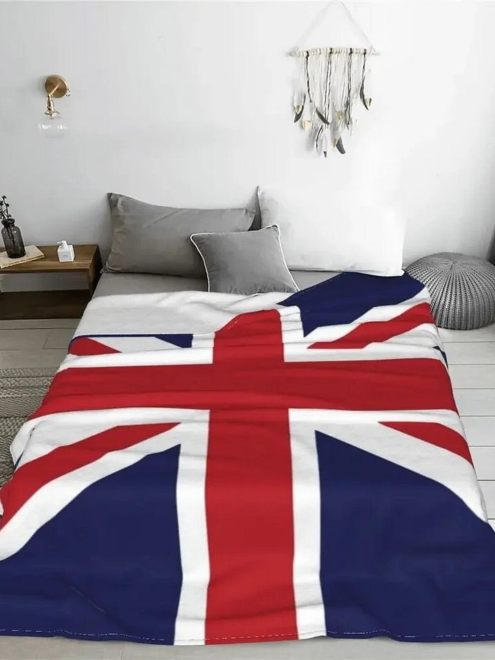 UK Flag Warm Soft Blankets Union British Throw product image (2)