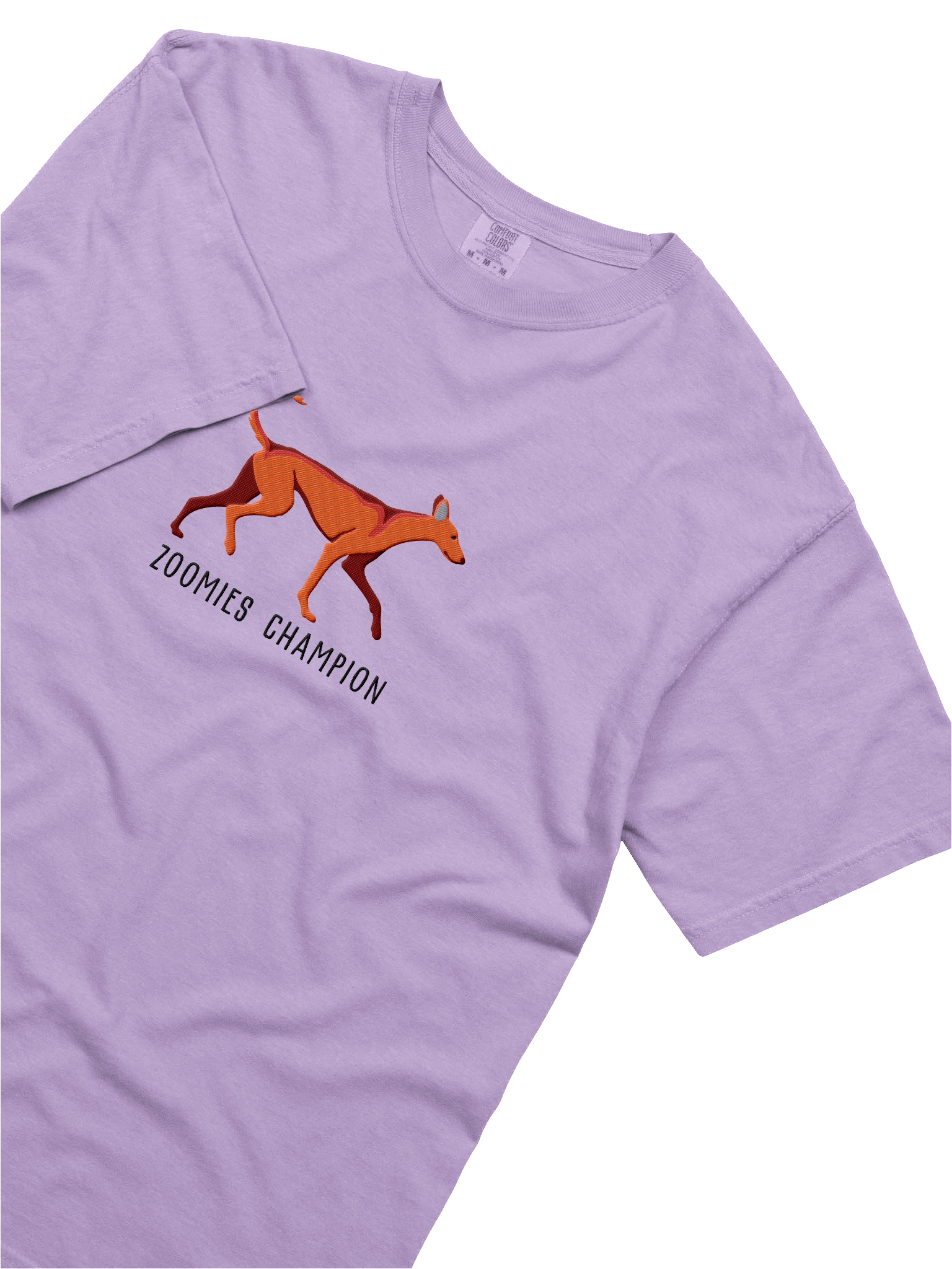 Zoomies Champion T-Shirt(Embroidered) of an Ibizan Hound(Red) product image (15)