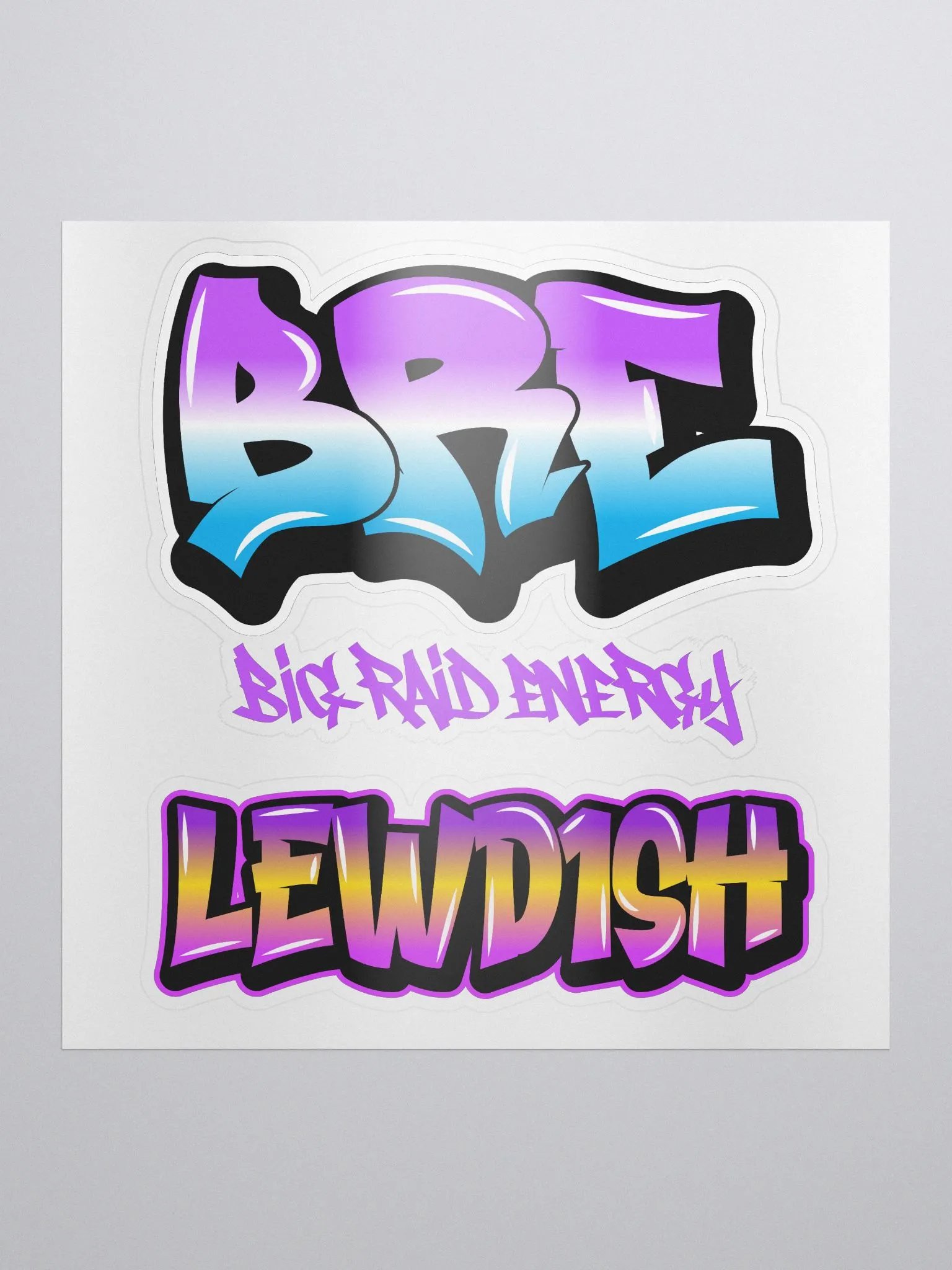 Lewd1sh BRE stickers product image (1)