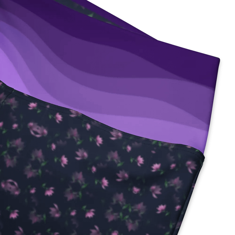Lavender Floral Whisper Flare Leggings product image (6)