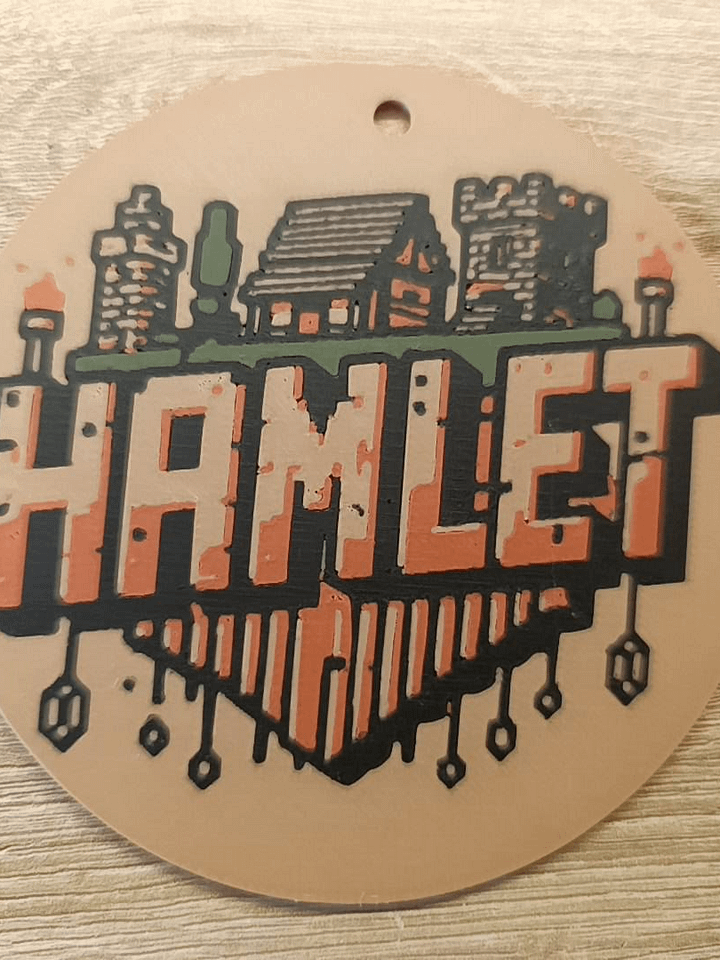 HamletCraft Logo 3D Model product image (2)