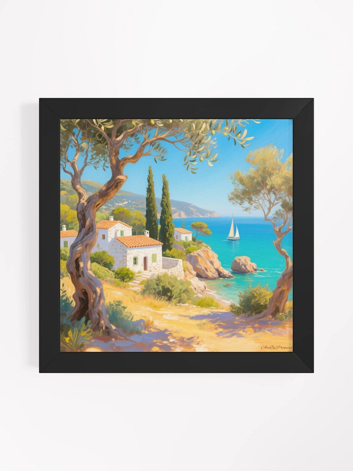 Mediterranean Serenity Framed Poster product image (1)