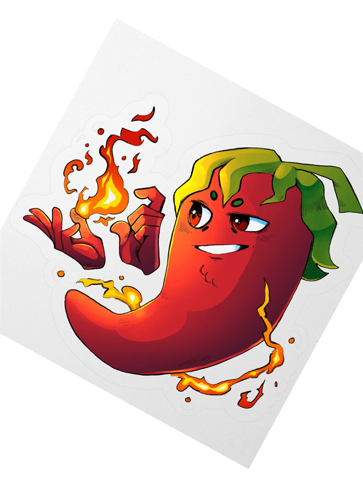 NEW! Pepper Logo Sticker product image (1)