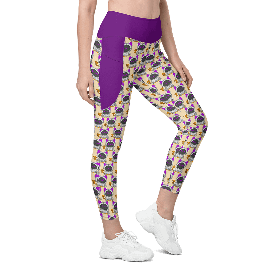 PalBot Leggings w/Pockets - Plum product image (5)