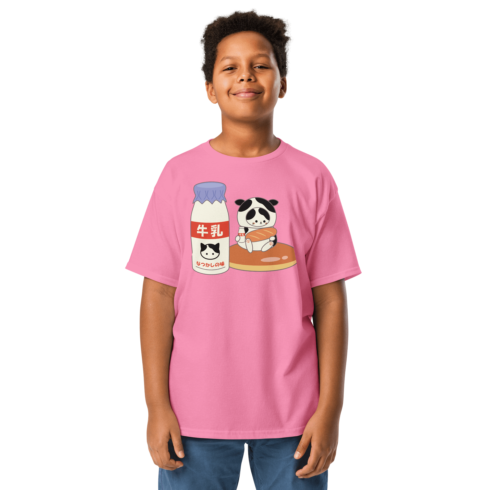 Milk Cat - Unisex Youth Heavyweight T-shirt product image (5)