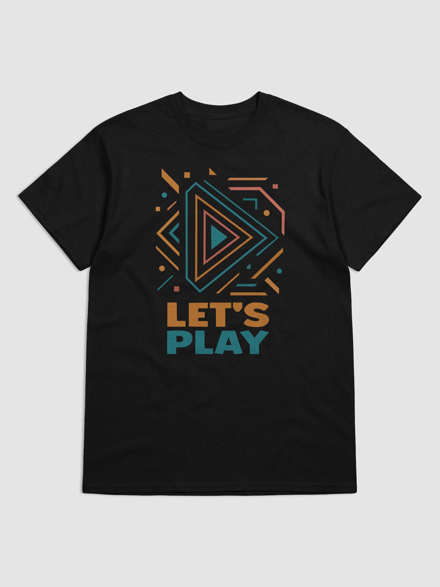 Dynamic Gaming Play Button "Let's Play" T-Shirt product image (2)