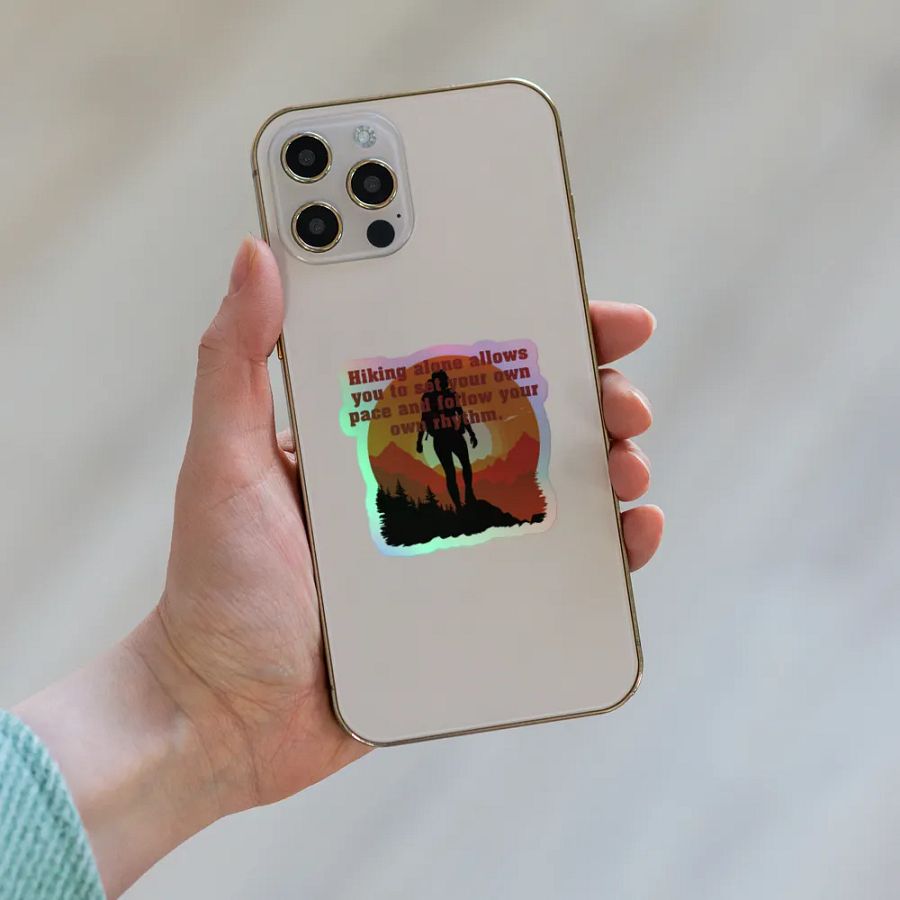 Hiking alone allows you to set your own pace and follow your own rhythm. product image (8)