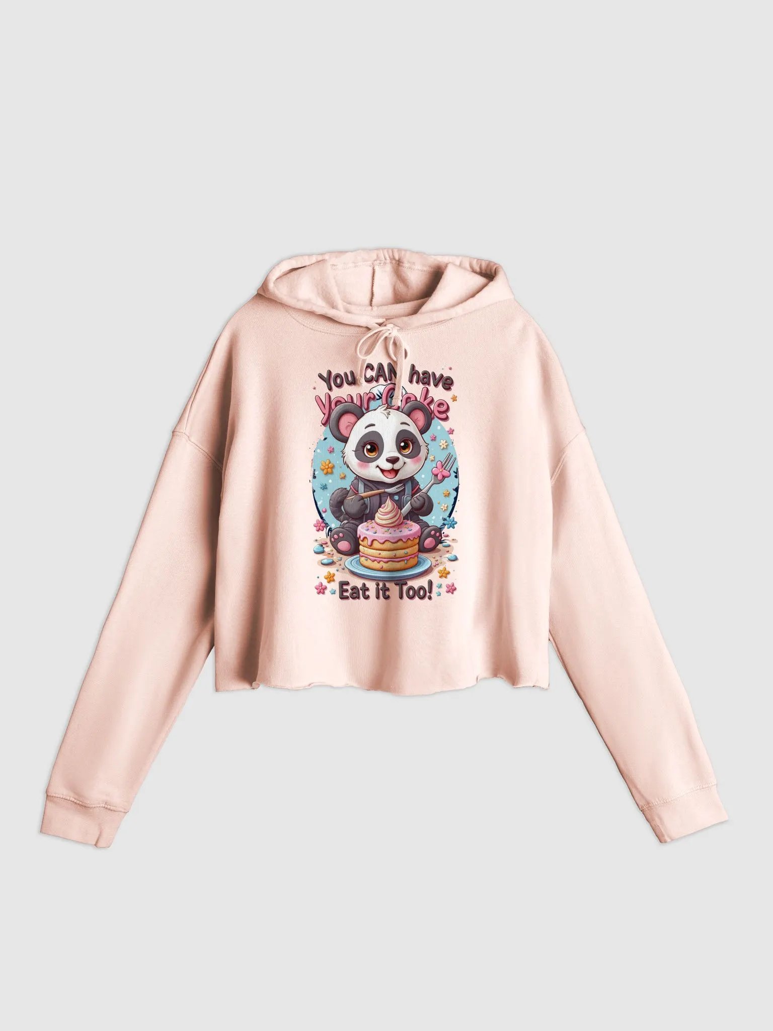 Panda Party Cropped Hoodie product image (3)