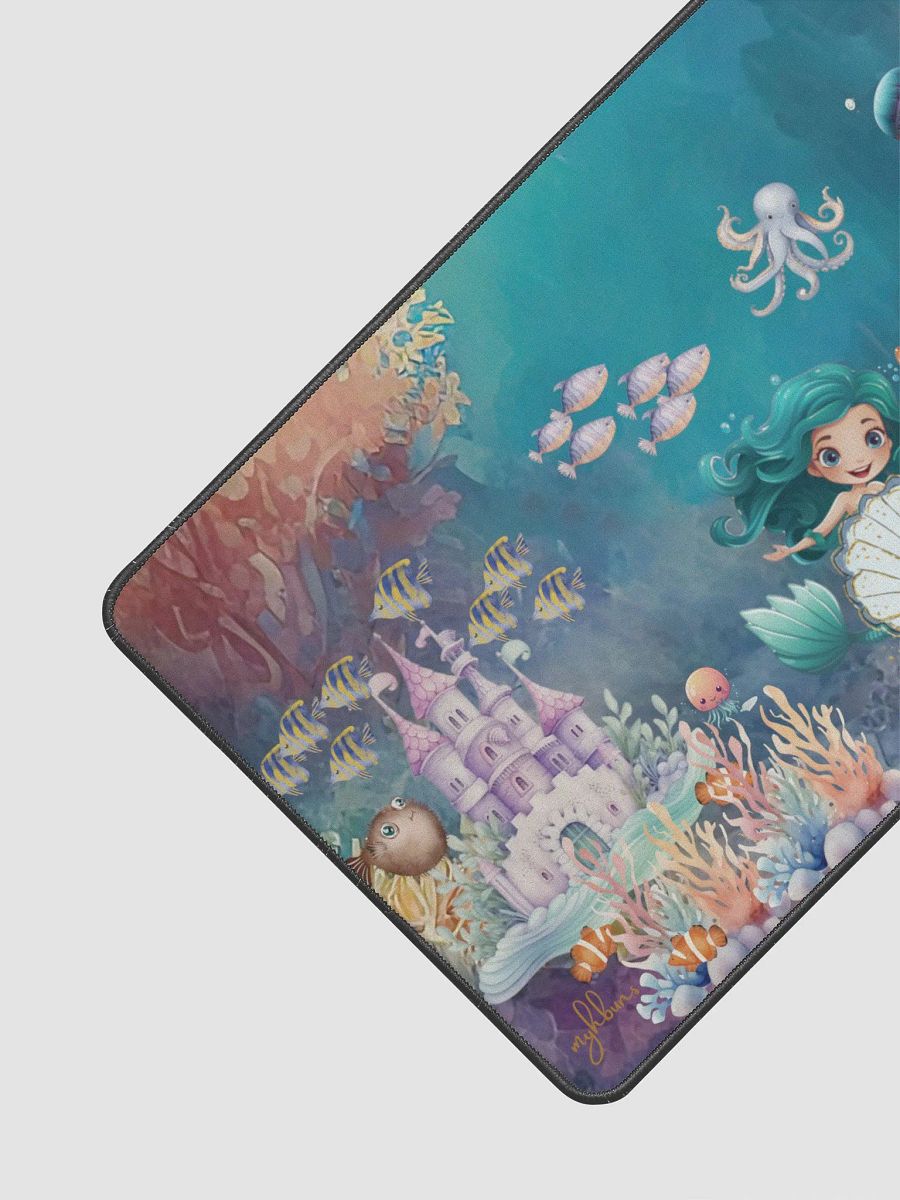 Meeting Mermaid Desk Mat | Underwater Wonderland product image (3)