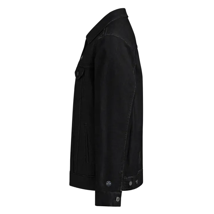 AEVUM Band USA black denim jacket product image (2)
