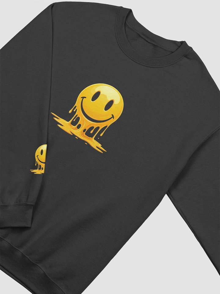 Melting Smiley face Crewneck Sweatshirt product image (1)