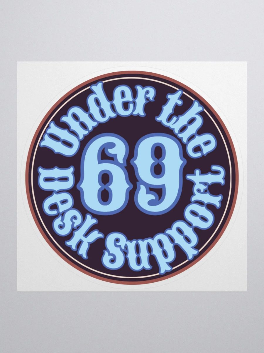 Desk Support Kiss-Cut Sticker product image (1)