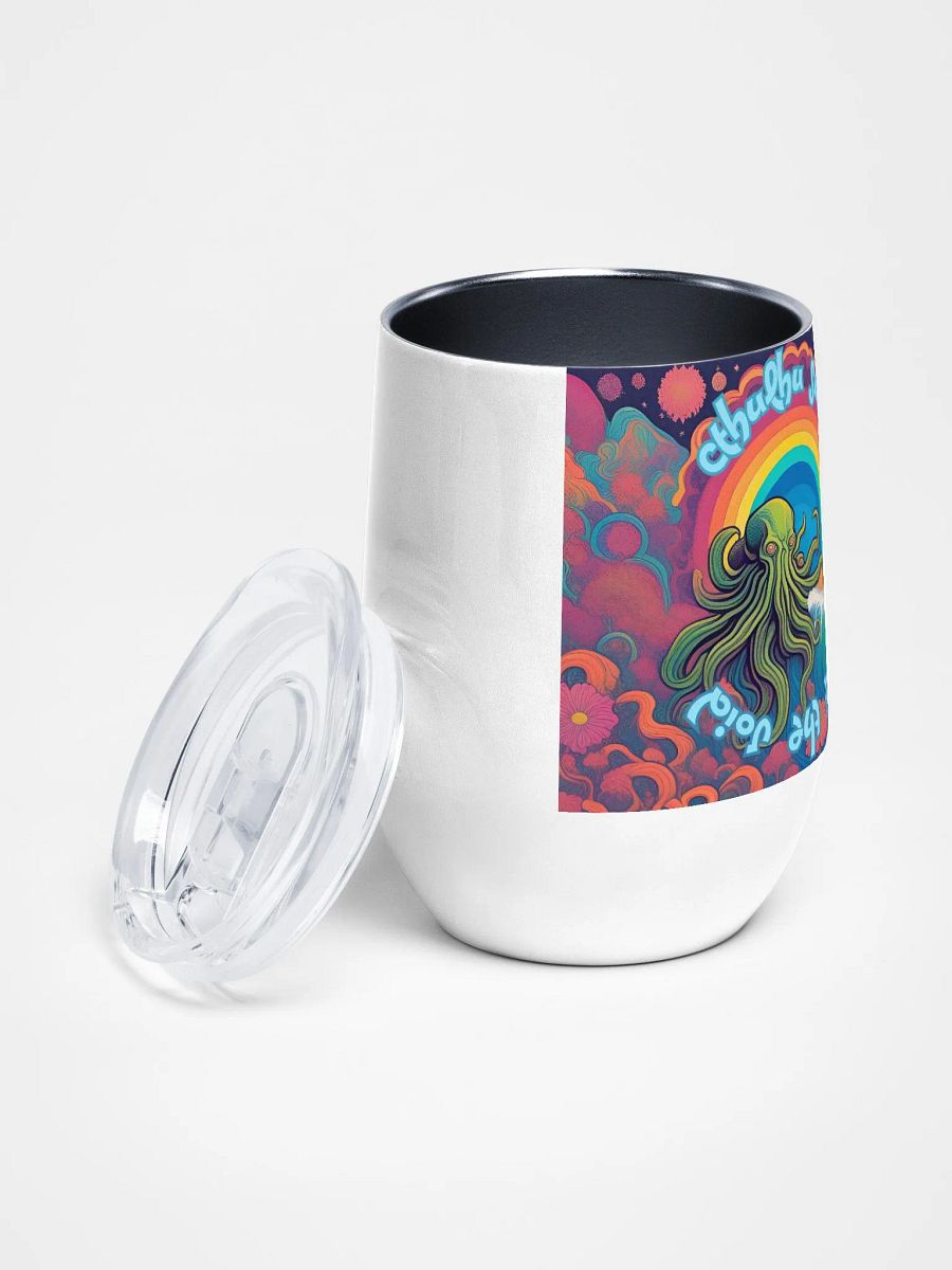 Cthulhu Surf Stainless Steel Wine Tumbler 02A product image (2)