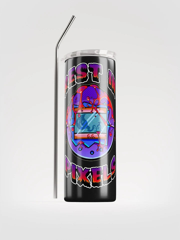 Rest in Pixels Stainless Steel Tumbler product image (1)