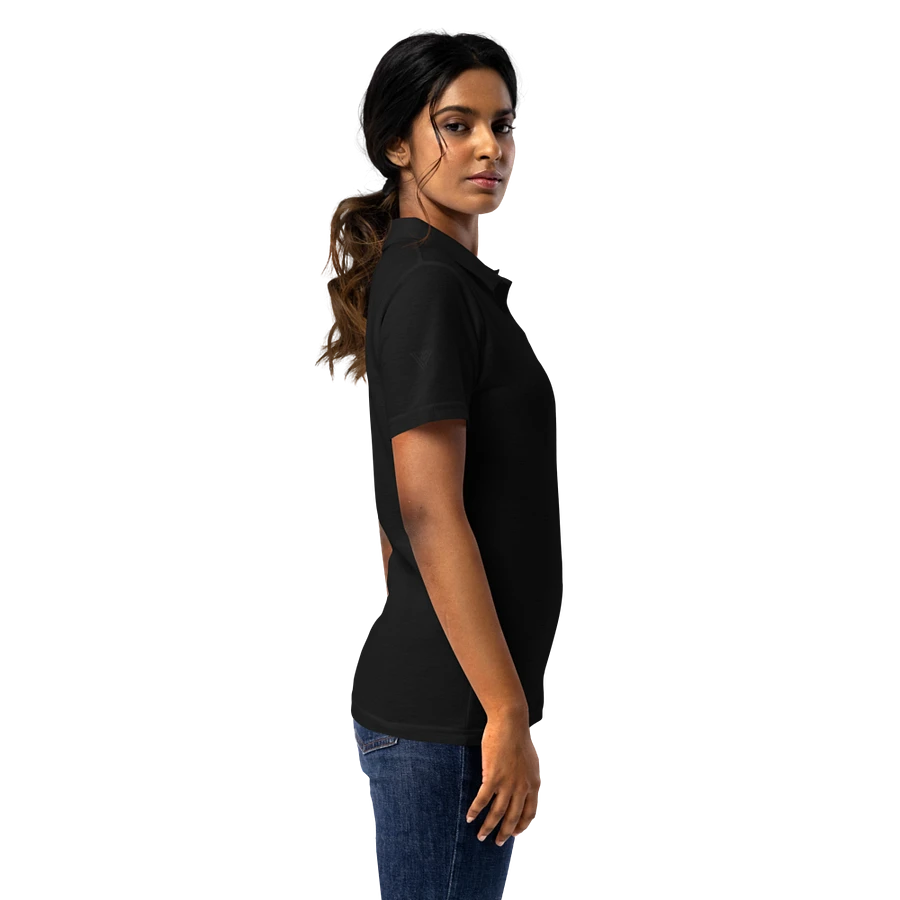 California Dreams Palm Tree Women Polo T-Shirt - Black product image (3)