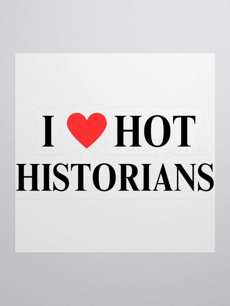 I HEART HOT HISTORIANS STICKER product image (4)