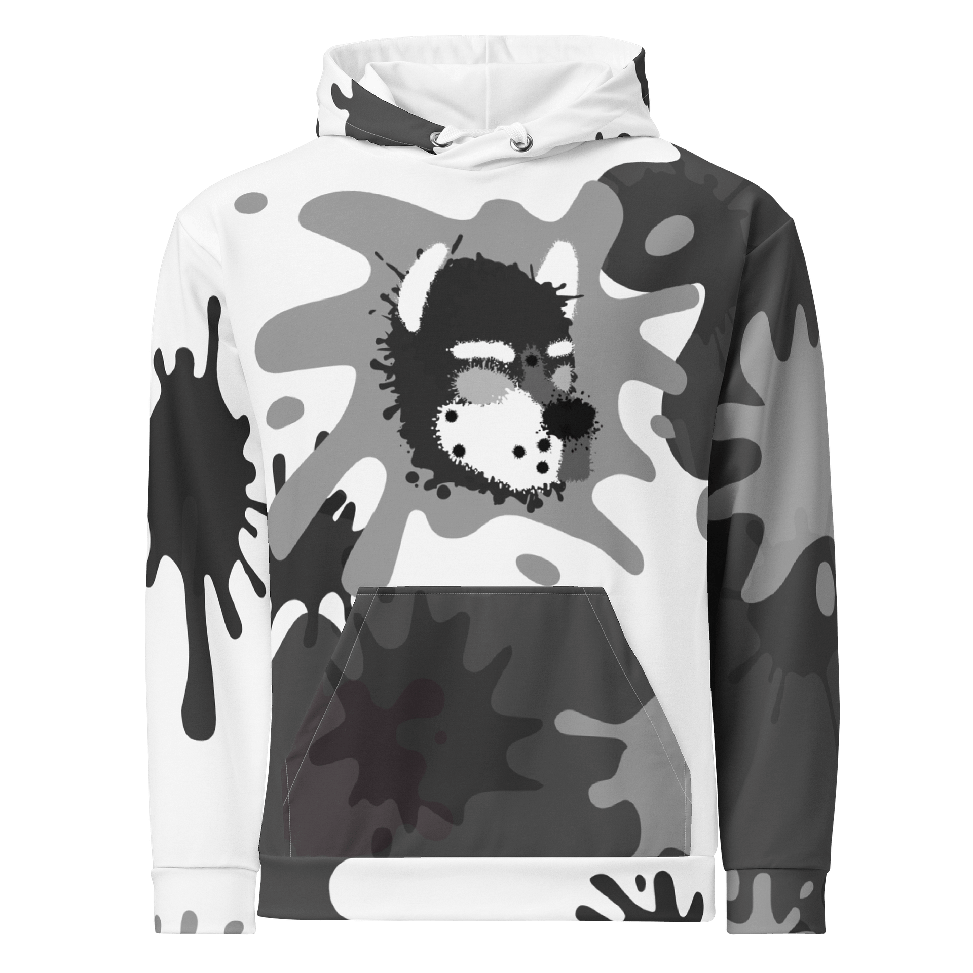Chaos Splatter Hoodie - White product image (2)