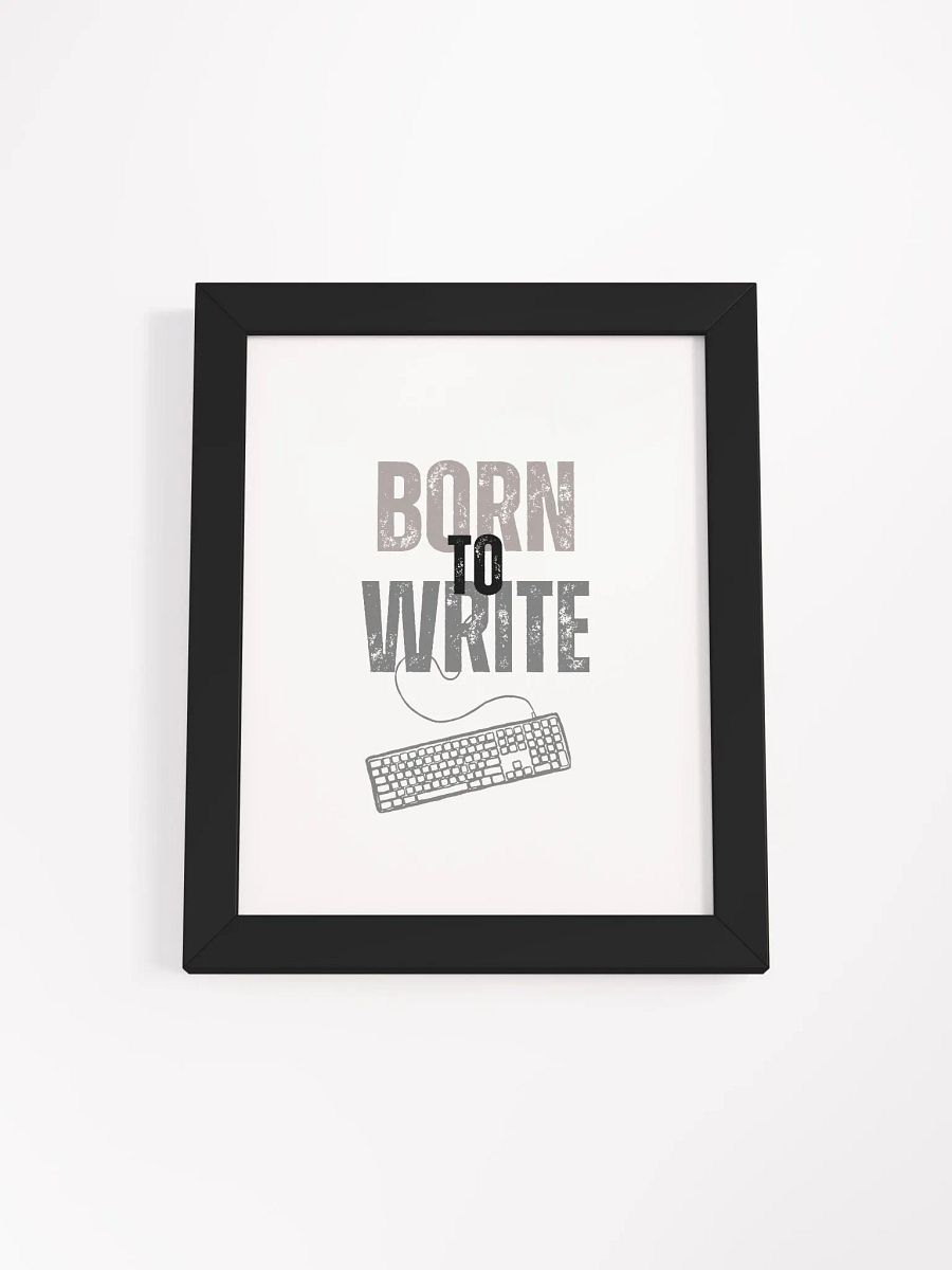 Born to Write Framed Poster product image (3)