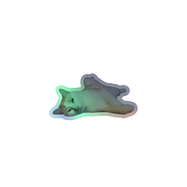 Holographic Choppy Sticker product image (1)