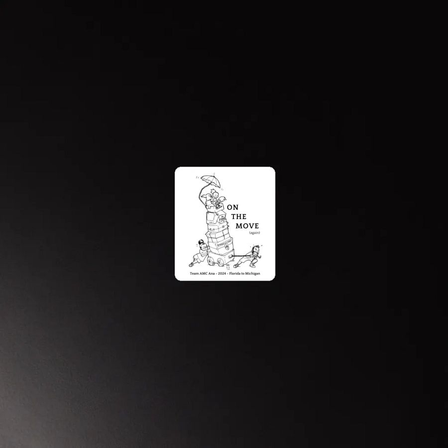 On the move - Magnet (2 sizes) product image (3)