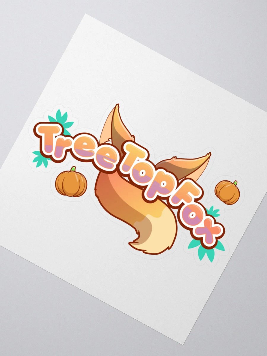 TreeTopFox Logo Sticker! product image (2)