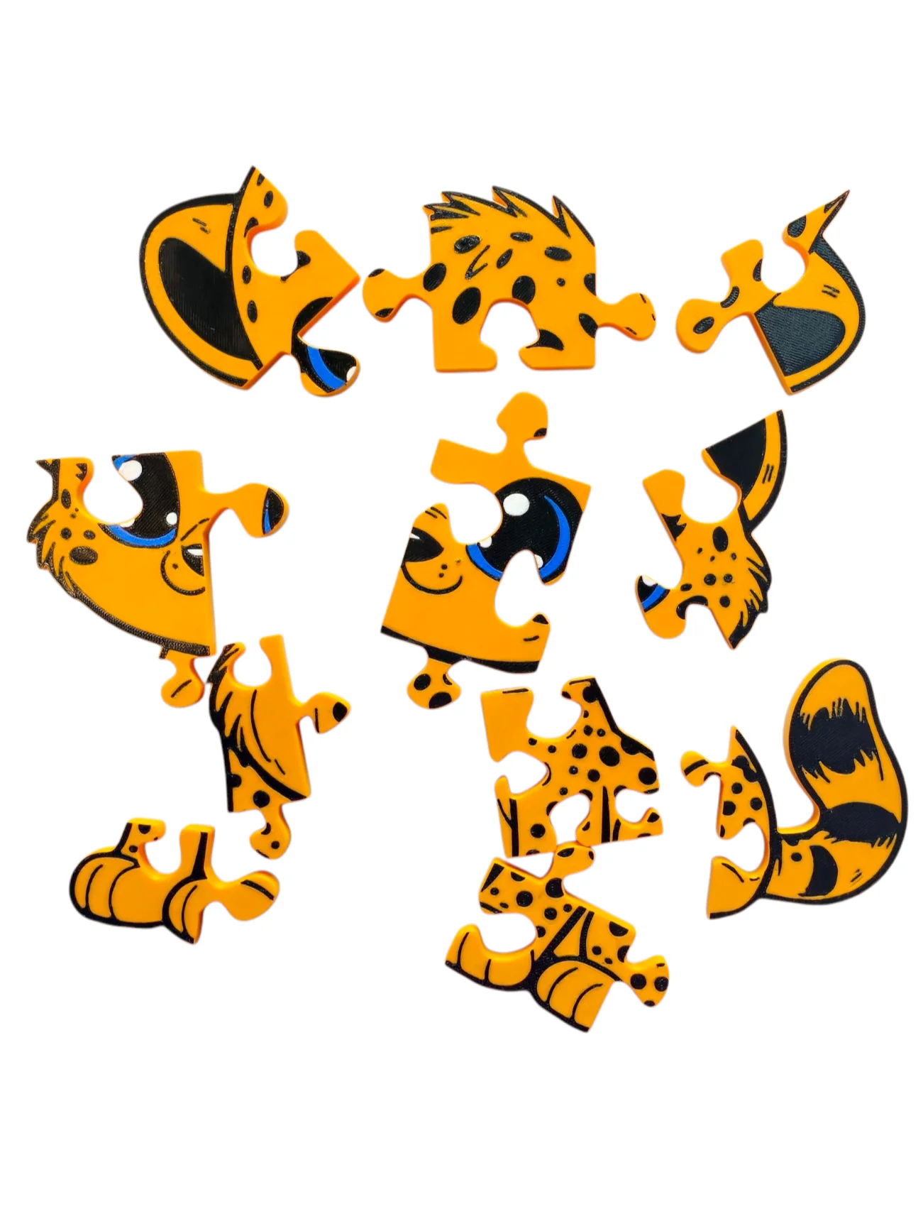 Cheetah 3D Printed Jigsaw Puzzle – A High-Speed Wildlife Challenge! product image (2)