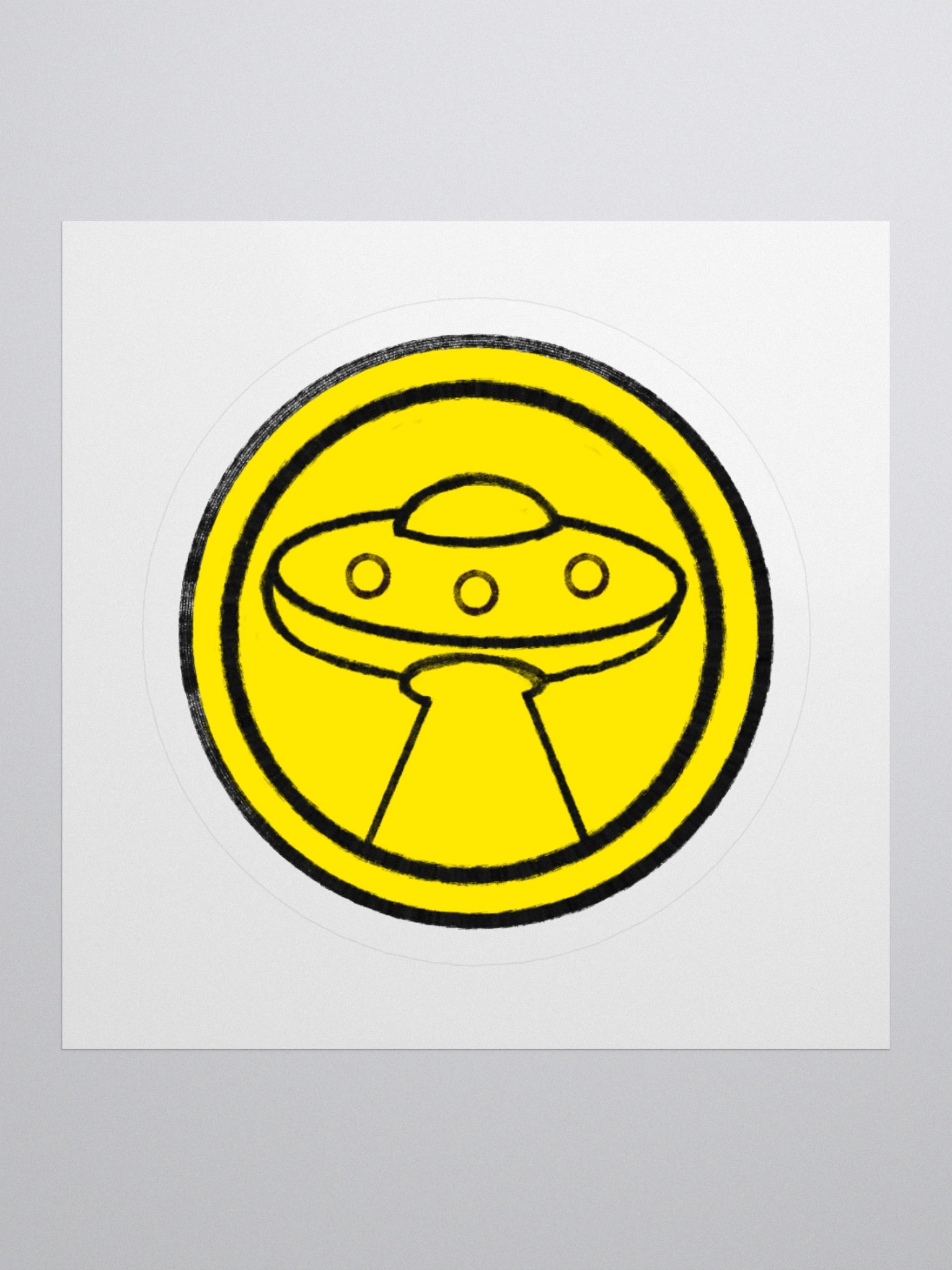 Cosmic Visitor Kiss Cut Stickers product image (2)