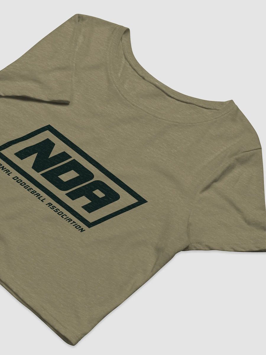 National Dodgeball Association Crop Top (Dark) product image (10)